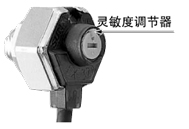 配備靈敏度調(diào)節(jié)器(僅限反射型、帶動作切換開關(guān)的透過型)